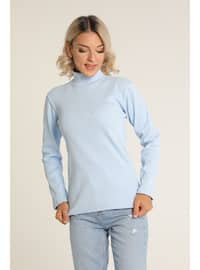 Blue - Polo neck - Tank