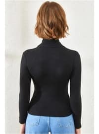 Black - Polo neck - Tank