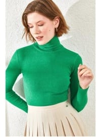 Green - Polo neck - Tank