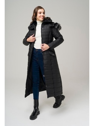 Black - Puffer Jackets - Olcay