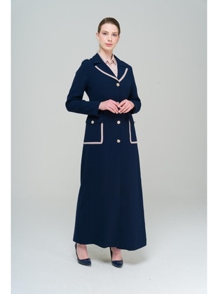 Navy Blue - Topcoat - Olcay