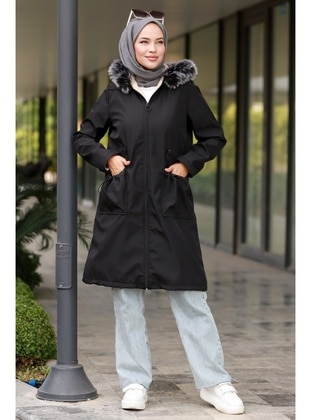 Black - Puffer Jackets - Bestenur