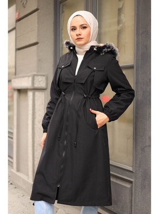 Black - Puffer Jackets - Bestenur