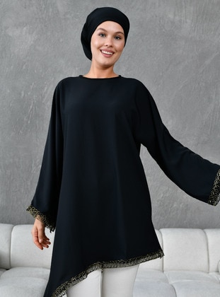 Black - Gold - Tunic - Tuncay