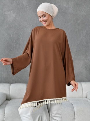 Brown - Tunic - Tuncay