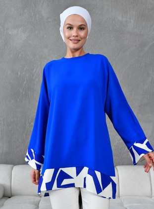 Saxe Blue - Tunic - Tuncay