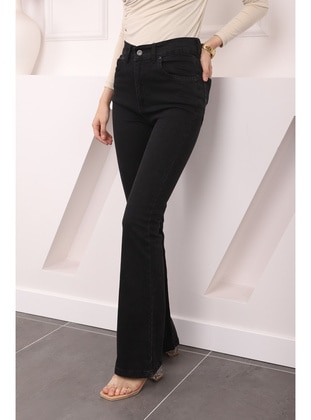 Anthracite - Denim Trousers - İmaj Butik