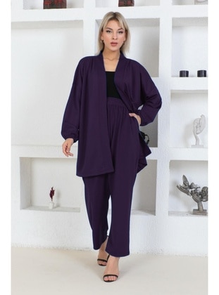 Navy Blue - Plus Size Suit - Maymara