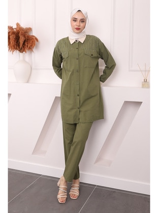 Khaki - Suit - İmaj Butik