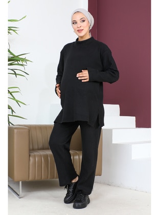 Black - Maternity Pyjamas - Maymara