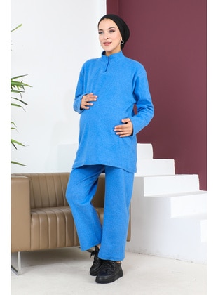 Blue - Maternity Pyjamas - Maymara