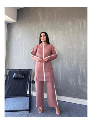 Powder Pink - Knit Suits - Maymara