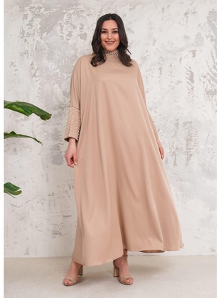 Mink - Modest Evening Dress - Maymara