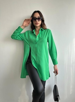 Green - Blouses - Maymara