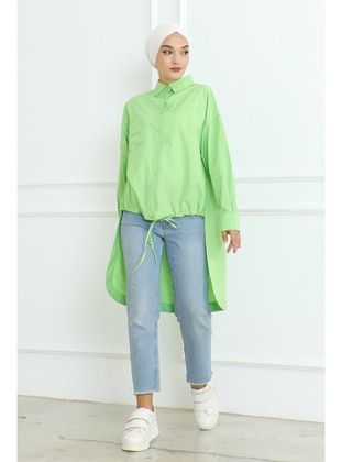 Green - Blouses - Maymara