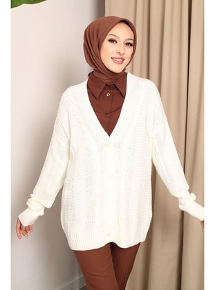 Cream - Knit Cardigan - İmaj Butik