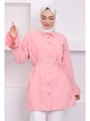 Powder Pink - Tunic - İmaj Butik