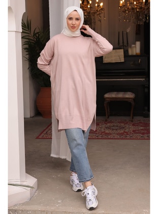 Powder Pink - Knit Tunics - İmaj Butik