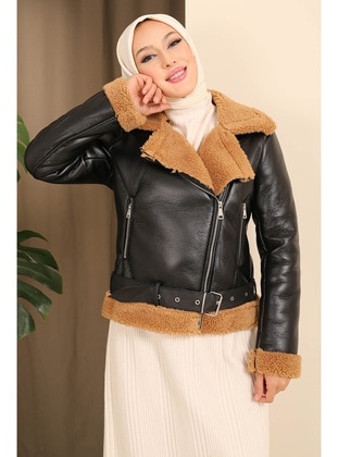 Black - Fully Lined - Puffer Jackets - İmaj Butik