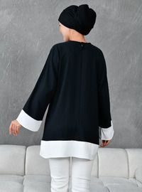 Siyah Ekru Tunik