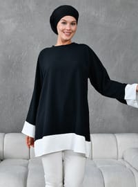 Siyah Ekru Tunik
