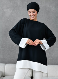 Siyah Ekru Tunik