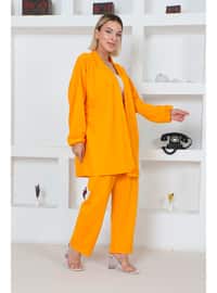 Yellow - Plus Size Suit