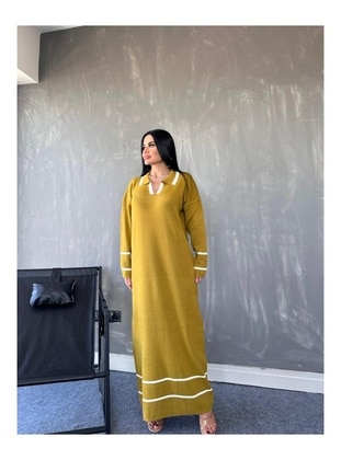 Mustard - Knit Dresses - Maymara