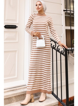 Milky Brown - Knit Dresses - Benguen