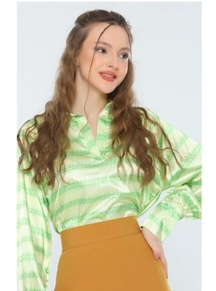 Green - Blouses - Maymara