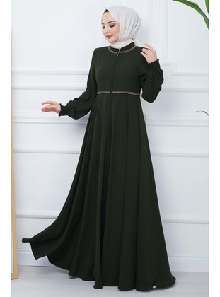 Khaki - Abaya - Hafsa Mina