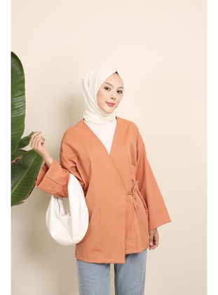 Orange - Tunic - Nergis Neva