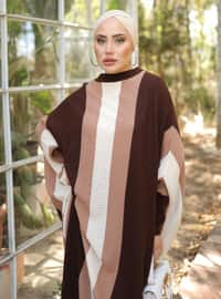 Brown - Modest Dress