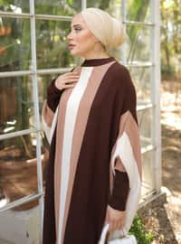 Brown - Modest Dress