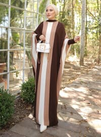 Brown - Modest Dress