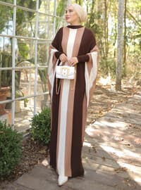 Brown - Modest Dress