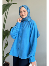Chemise Basique Bleu