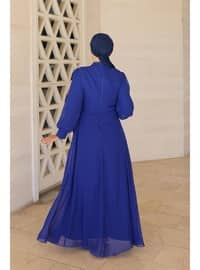 Saxe Blue - Modest Evening Dress