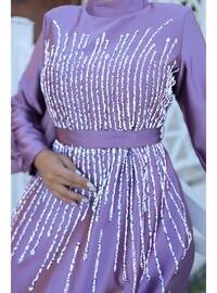 Lilac - Modest Evening Dress