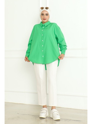 Green - Blouses - Maymara