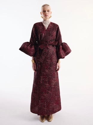 Burgundy - Abaya - Nuum Design