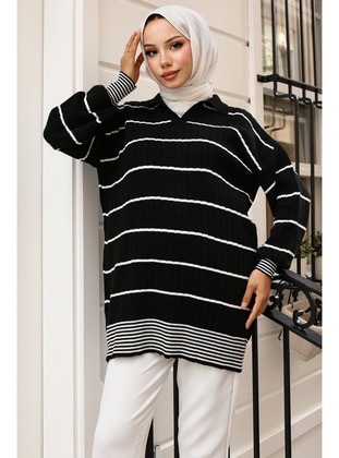 Black - Knit Sweaters - Benguen