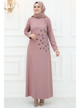 Dusty Rose - Modest Evening Dress - Amine Hüma