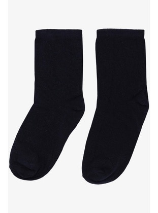 Navy Blue - 100gr - Girls` Socks - Breeze Girls&Boys