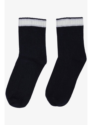 Navy Blue - 100gr - Girls` Socks - Breeze Girls&Boys