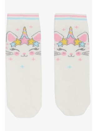 Cream - 100gr - Girls` Socks - Breeze Girls&Boys