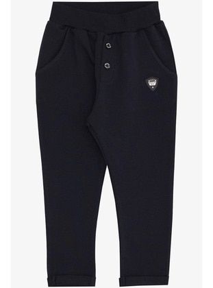 Navy Blue - 150gr - Baby Sweatpants - Breeze Girls&Boys