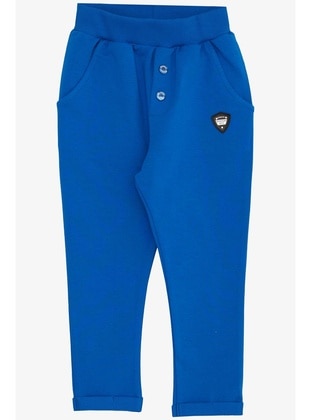 Saxe Blue - 150gr - Baby Sweatpants - Breeze Girls&Boys