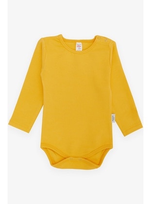 Yellow - 100gr - Baby Bodysuits - Breeze Girls&Boys