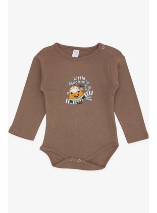 Brown - Baby Bodysuits - Breeze Girls&Boys